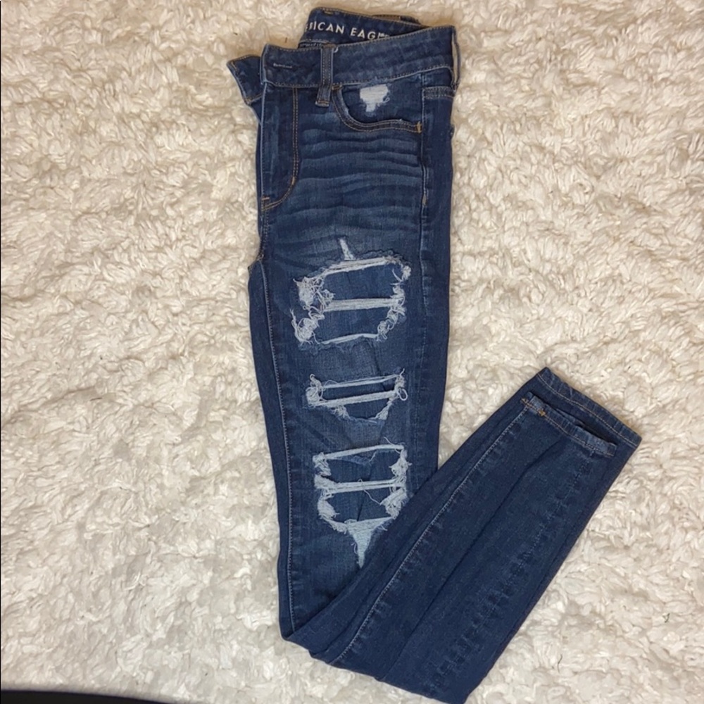 American eagle ripped jeans